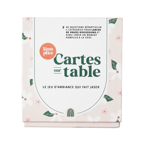 Jeu de discussions CARTES SUR TABLE