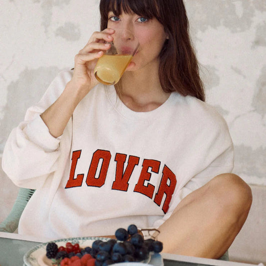 Sweat-shirt oversize LOVER